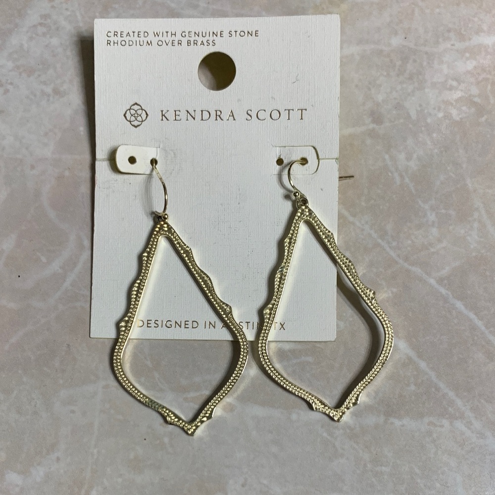 Kendra Scott Gold-Tone Geometric Earrings